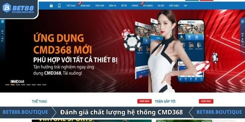 Đánh giá chất lượng của hệ thống CMD368 