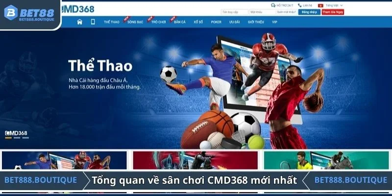 Tổng quan về sân chơi CMD368 mới nhất 